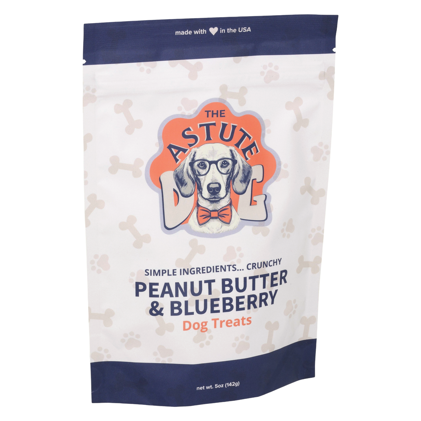 Peanut Butter & Blueberry Dog Biscuits