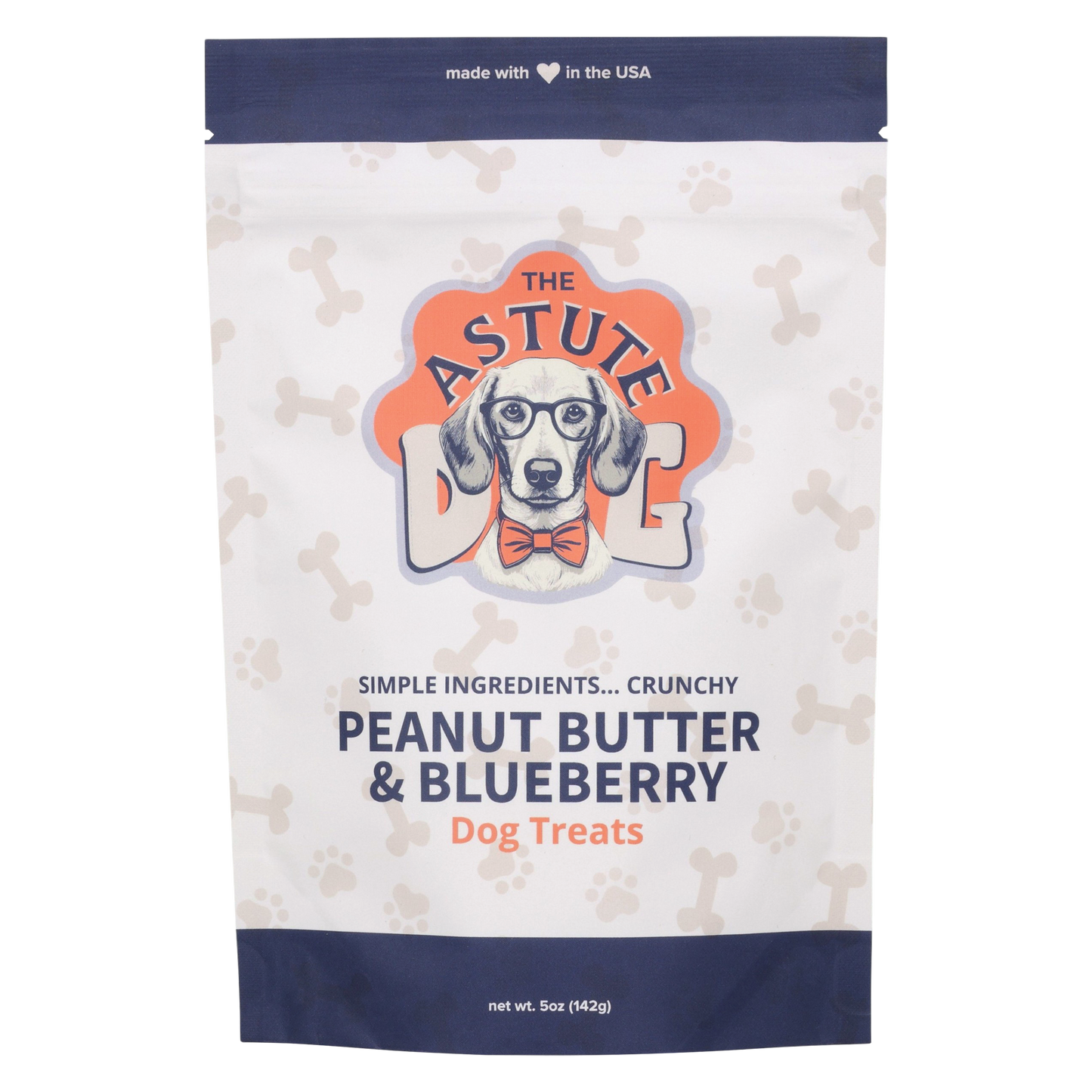Peanut Butter & Blueberry Dog Biscuits